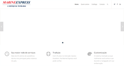 Desktop Screenshot of marinexpress.com.br