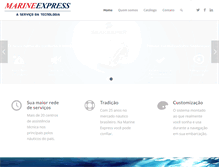 Tablet Screenshot of marinexpress.com.br